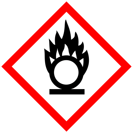 GHS03: Flamme über einem Kreis